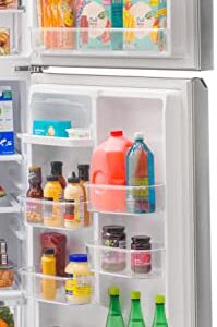 Winia 18 cu. Ft. Top Freezer Refrigerator with Icemaker - Stainless Steel