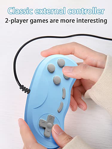 Fadist Handheld Game Console, Retro Mini Game Console with 500 Classic Games, 3.0 inch Screen, Rechargeable Battery, Portable Game Console, Support TV, Ideal Gift for Kids, Friend, Lover