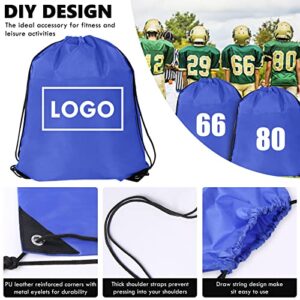 2PCS Drawstring Backpack PE Bags Gym Cinch Tote Sackpack Sack Bulk Draw String Bag Softball Gifts Storage Workout Bags for Party Gym Sports Shopping Travel Swimming Beach Accessories