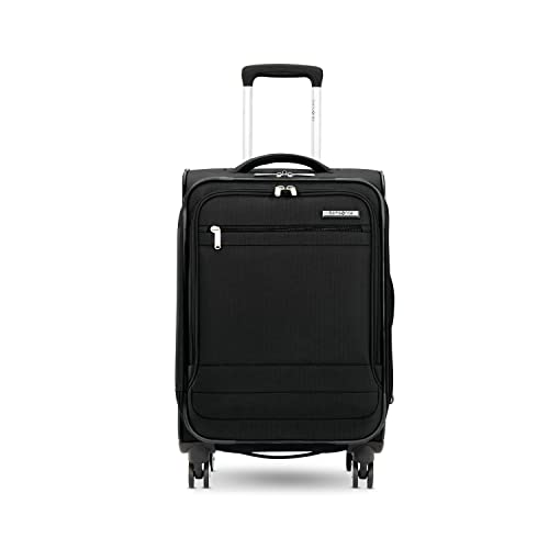 Samsonite Aspire DLX Softside Expandable Luggage with Spinner Wheels, Black, Carry-On 20-Inch