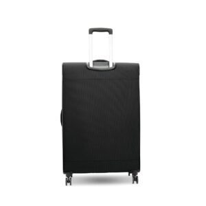 Samsonite Aspire DLX Softside Expandable Luggage with Spinner Wheels, Black, Checked-Medium 25-Inch