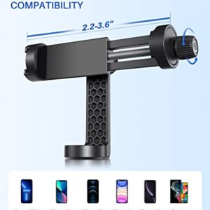 𝗡𝗲𝘄𝗲𝘀𝘁 iPhone Tripod, ANGFLY 60" Selfie Stick Tripod with Remote, Travel GoPro Tripod for iPhone Compatible with iPhone 14 Pro Max /13 Pro / 12 Pro Max/Samsung S21 Ultra/GoPro/Camera