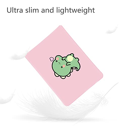 Cute Kissing Dinosaur Laptop Sleeve Case forMacBook Pro 15"/MacBook Pro 16",Soft Leather MacBook Bag Can be Used as Mouse Pad and Laptop Desk Pad,for Women Girl,Pink