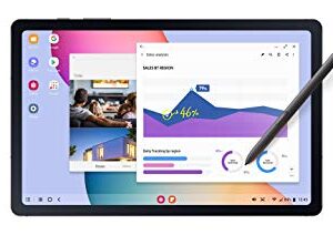 SAMSUNG Galaxy Tab S6 Lite 10.4" 128GB Android Tablet, S Pen Included, Slim Metal Design, AKG Dual Speakers, Long Lasting Battery, US Version, 2022, Angora Blue