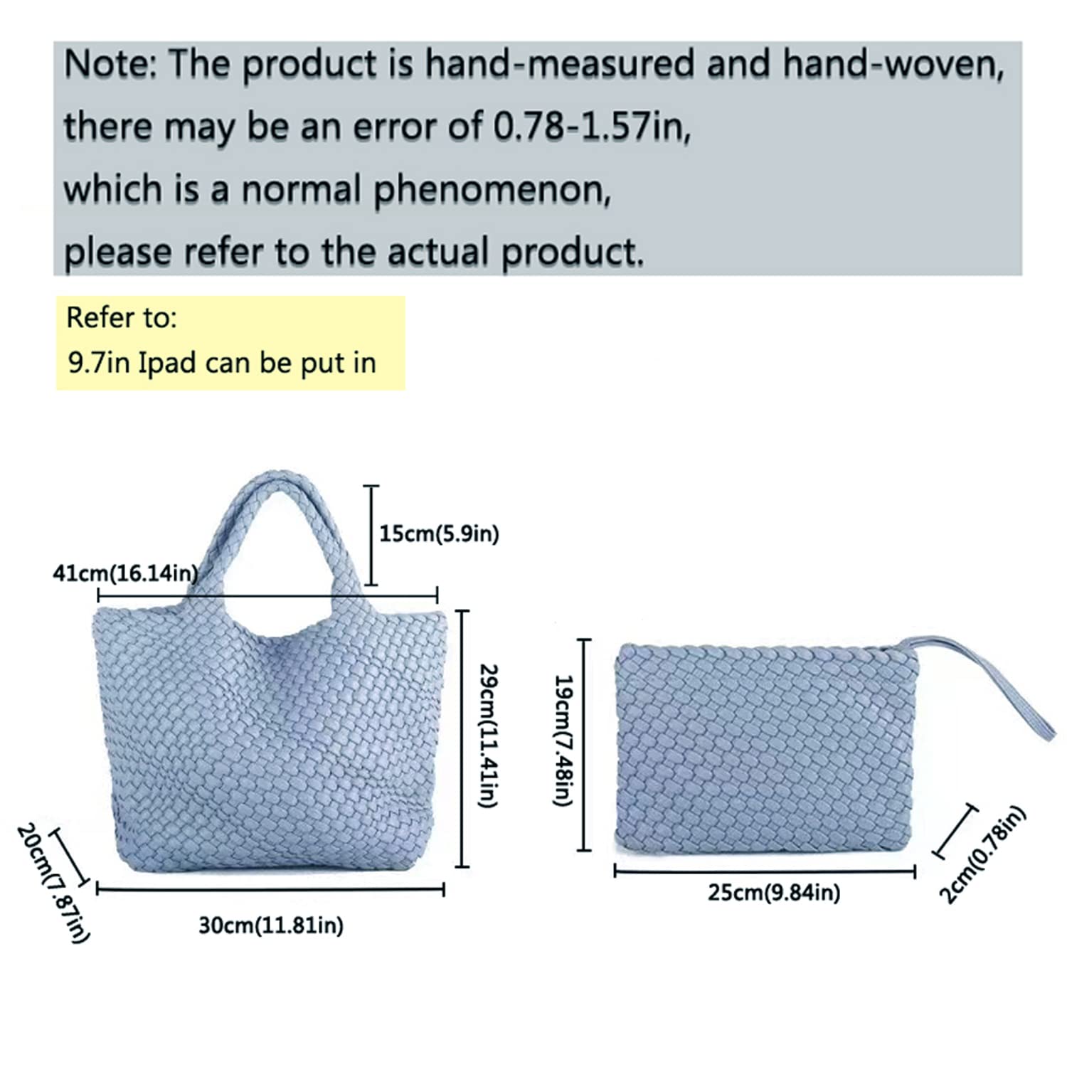 JINMANXUE Fashion Woven Bag Shopper Bag Travel Handbags and Purses Women Tote Bag Large Capacity Shoulder Bags (Apricot)