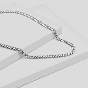 JoycuFF Gifts for Boyfriend Birthday Anniversary Cuban 6MM Stainless Steel Chain Necklace from Girlfriend Chain Hip Hop Jewelry