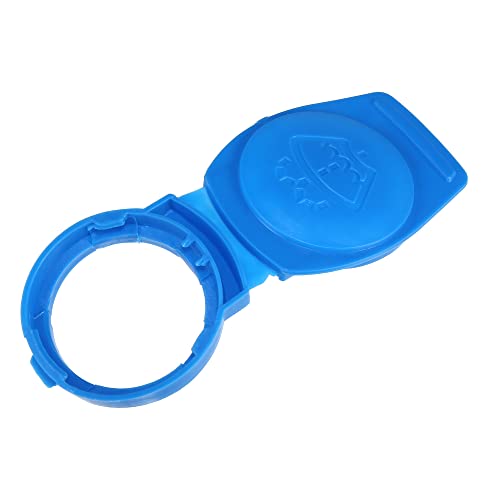 X AUTOHAUX 3Q0955455 Blue Windshield Wiper Washer Fluid Reservoir Tank Bottle Cap Cover for Porsche Cayenne