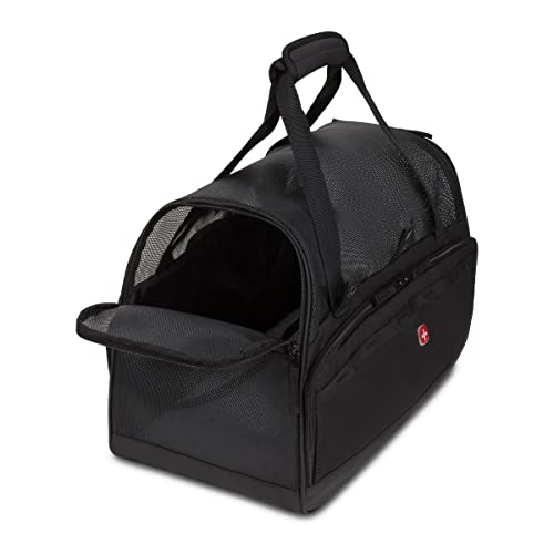 SwissGear 3320 Underseat Premium Pet Carrier, Black