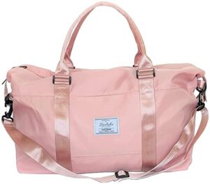 womens travel bags, weekender carry on for women, sports gym bag, workout duffel bag, overnight shoulder bag, waterproof