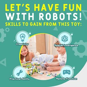 makerzoid Robot Master, 100 in 1 STEM Coding Robot for Kids 6+, 23 Video Courses in APP, Remote & APP Control Robot Toys, Robotics Kit, Programmable Educational Toy, Birthday Gift (Standard)