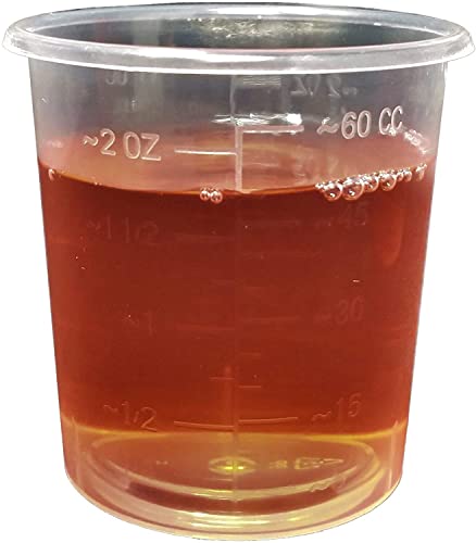 Medicine Cups - Disposable Plastic - 2 OZ [Case of 1840] Graduated measurements in CC's and OZ for Measuring, Mixing and distributing (1840)