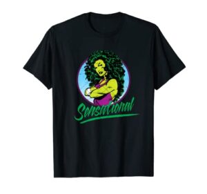 marvel sensational she-hulk retro comic t-shirt