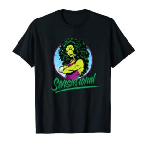 Marvel Sensational She-Hulk Retro Comic T-Shirt