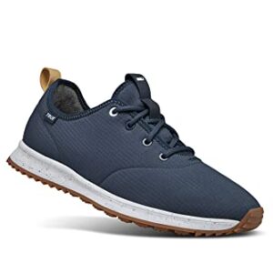 TRUE linkswear All Day Ripstop Men's Golf Shoes, Ergonomic, Minimalist Design for Enhanced Natural Comfort, Deep Sea, 9