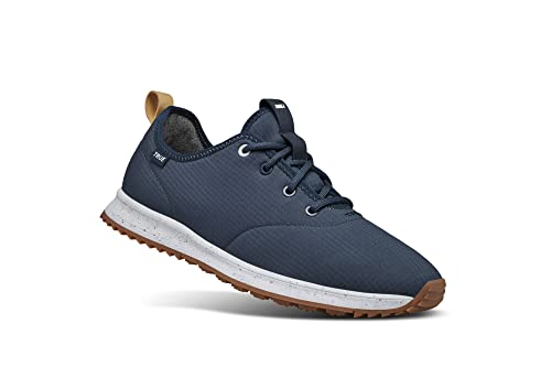 TRUE linkswear All Day Ripstop Men's Golf Shoes, Ergonomic, Minimalist Design for Enhanced Natural Comfort, Deep Sea, 9