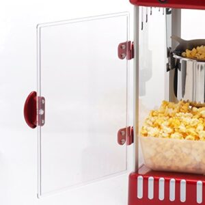 Elite Gourmet EPM-250# Electric Tabletop Popcorn Kettle Maker, Retro Carnival, Warming Light (2.5Oz, Red)