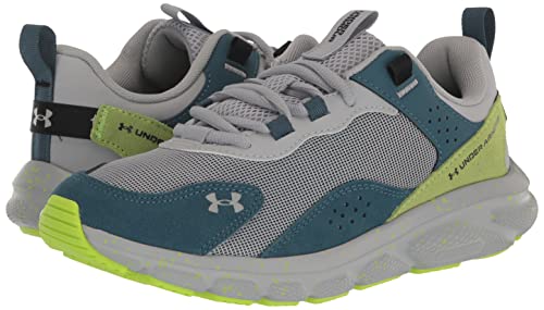 Under Armour Men's Charged Verssert Speckle Running Shoe, (103) Mod Gray/Lime Surge/Black, 10.5