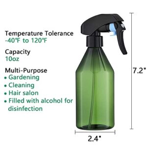 Water Spray Bottle for Plants, Plant Mister Spray Bottle, Mist Spray Bottles, Water Mister Spray Bottle for Plants, Succulents, Flowers Pet and Cleaning Solution, BPA Free, 10oz watering can 2 Pack