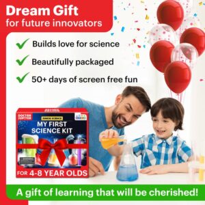 Doctor Jupiter My First Science Kit for Boys and Girls Aged 4-6-8|Birthday Gifts Ideas for Kids|STEM Learning & Education Toys for 4,5,6,7,8 Year Olds