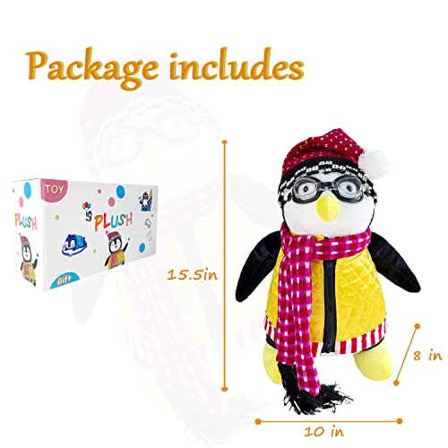 YCZTXSJT Penguin Hugsy Stuffed Plush， TV Penguin Joey's Friends HUGSY Plush Penguin Rachel Stuffed Doll Toy for Kids Birthday Gift