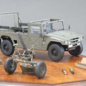 ファインモールド(FineMolds) Fine Mold FM59 1/35 Military Series Ground Self-Defense Force 4.7 inches (120 mm) Mortar RT w/Heavy Duty Tow Car Plastic Model Molded Color