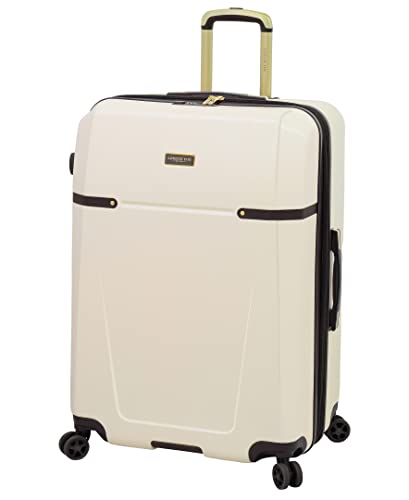 LONDON FOG Brentwood II 29" Expandable HARDSIDE Spinner, Cream, Inch