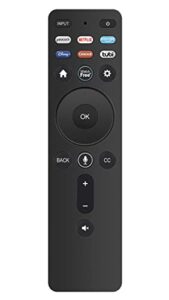xrt260 voice remote w mic remote control replacement for vizio 4k hdr smart tv v series m series d series p series with 6 shortcut app keys