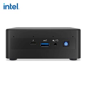 Intel NUC 11 Panther Canyon Mini PC, 11th Intel Core i5-1135G7, 16GB RAM & 512GB SSD, Windows 11 Pro, Support 4K Quad Display, WiFi 6, VESA/Home/Business Mini Desktop Computer(NUC11PAHi5)