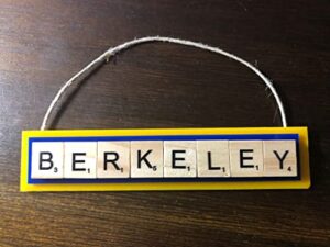 cal uc berkeley university of california christmas ornament letters tiles