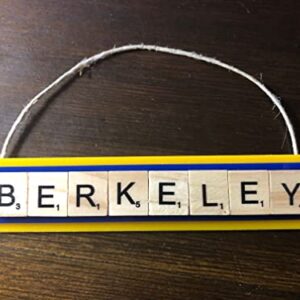 Cal UC Berkeley University of California Christmas Ornament Letters Tiles