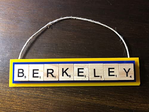 Cal UC Berkeley University of California Christmas Ornament Letters Tiles