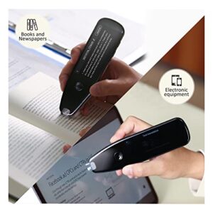 Vormor OCR Pen Scanner and Reader,Smartpen,Real Time Book Reader Scanning Pen with LCD Touchscreen, 112 Language Digital Reader Pen Voice Language Translator Device, Speech and Scan to Translate