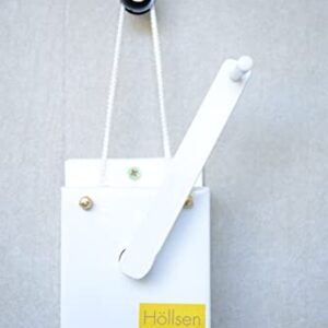 Höllsen Ceiling Mounted Clothes Drying Rack Made of Aluminium Perfect Design for Laundry Room