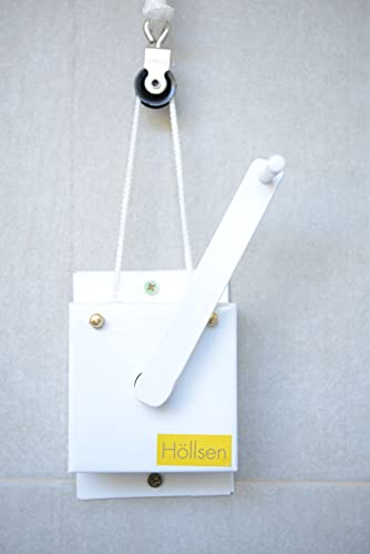 Höllsen Ceiling Mounted Clothes Drying Rack Made of Aluminium Perfect Design for Laundry Room