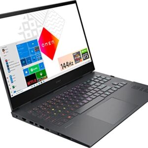 HP Omen 16 Gaming Laptop 16.1" FHD 144Hz IPS Display AMD Octa-Core Ryzen 7 5800H (Beats i7-10750H) 32GB RAM 512GB SSD NVIDIA GeForce RTX 3050 Ti 4GB RGB Backlit USB-C B&O Audio Win11 + HDMI Cable