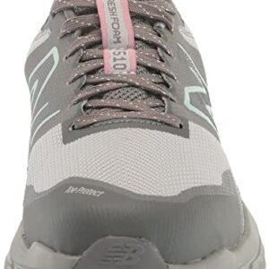 New Balance Women's Fresh Foam 510 V6 Trail Running Shoe, Brighton Grey/Harbor Grey/Lilac Cloud, 8.5 Wide