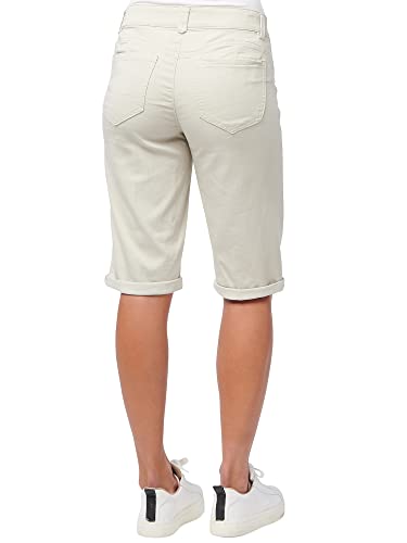 Democracy Women's Ab Solution Bermuda Short, Pale Stone, 6