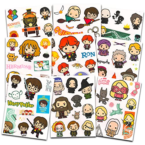 Harry Potter Stickers Party Favors Bundle ~ 10 Sheets Harry Potter Stickers Featuring Harry, Ron, Hermione and More (Harry Potter Party Supplies)