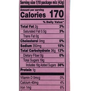 Duncan Hines Moist Coconut Cake Mix - Southern Style (2 Boxes) With Miss J’s Handy Kitchen Measurements Conversion Chart for Refrigerator