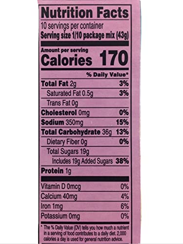 Duncan Hines Moist Coconut Cake Mix - Southern Style (2 Boxes) With Miss J’s Handy Kitchen Measurements Conversion Chart for Refrigerator