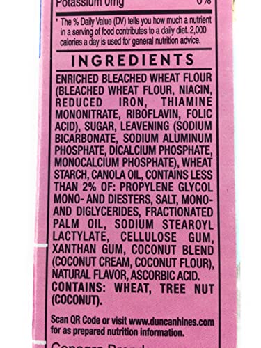 Duncan Hines Moist Coconut Cake Mix - Southern Style (2 Boxes) With Miss J’s Handy Kitchen Measurements Conversion Chart for Refrigerator