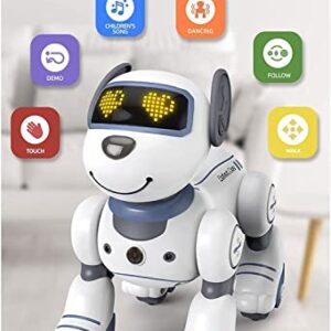 ZWXC Remote Controlled Dog Toy for Child, Interactive Dance Dog Robot Remote Control, Spilled Support, Dancing with Music