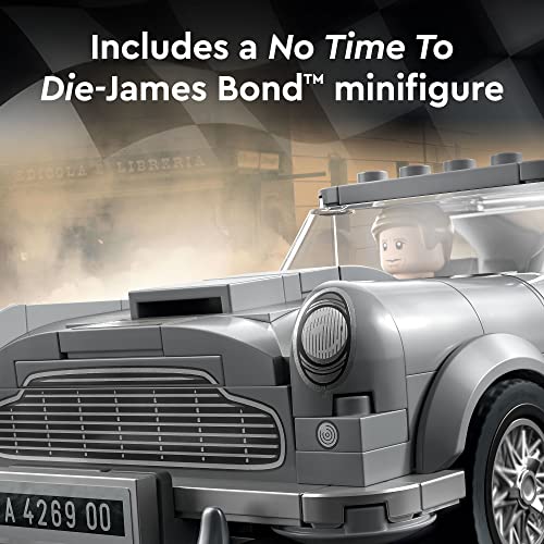 Lego Speed Champions 007 Aston Martin DB5 76911 Building Toy Set Featuring James Bond for Kids, Boys and Girls Ages 8+ (298 Pieces), 10.32 x 5.55 x 2.4 inches