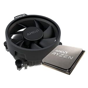 amd ryzen 5 4500 6-core, 12-thread unlocked desktop processor(tray) with wraith stealth cooler