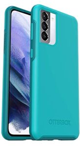 otterbox symmetry series case for samsung galaxy s21+ 5g, plastic - rock candy blue