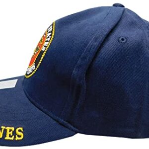 United States Marine Corps Marines Semper Fi U.S.M.C Navy Blue Cotton Adjustable Embroidered Baseball Hat Cap Officially Licensed CP00301