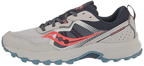 Saucony Women's Excursion TR16 Hiking Shoe, Concrete/Night, 9 Wide