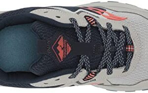 Saucony Women's Excursion TR16 Hiking Shoe, Concrete/Night, 9 Wide