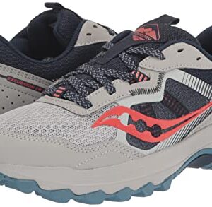 Saucony Women's Excursion TR16 Hiking Shoe, Concrete/Night, 8.5