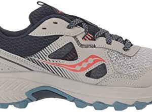 Saucony Women's Excursion TR16 Hiking Shoe, Concrete/Night, 8.5